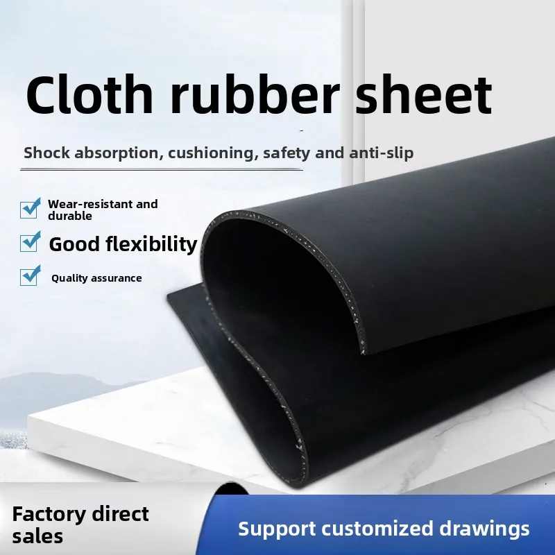 Wear Resistant Anti Slip Shock Absorbing High Pressure Tear Resistant Rubber Sheet for Truck Floor