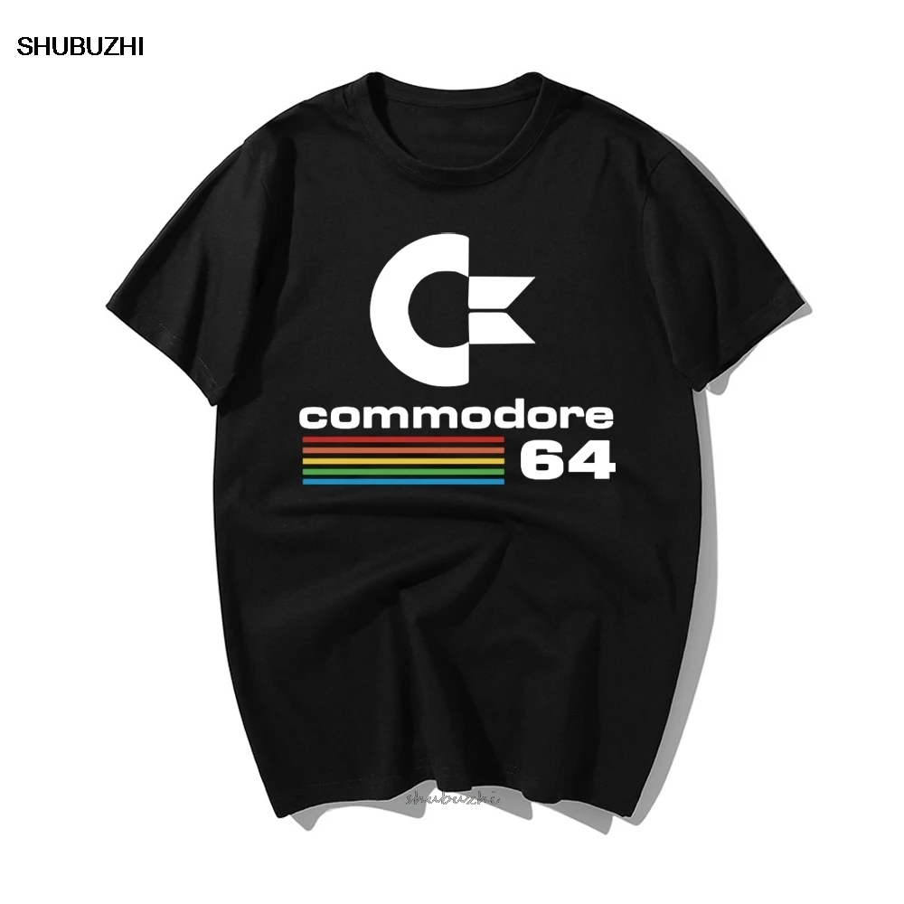 Summer New Commodore 64 T Shirts C64 SID Amiga Retro 8-bit Ultra Cool Design Vinyl T-shirt Mens Clothing With Short Sleeve