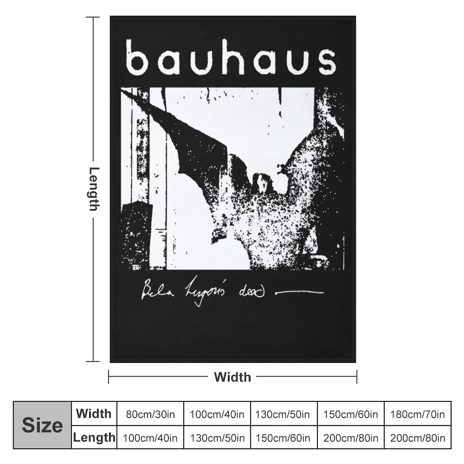 BauhausBat Wings Bela Lugosis Dead Throw Blanket Winter beds Luxury Brand Blankets For Bed Blankets