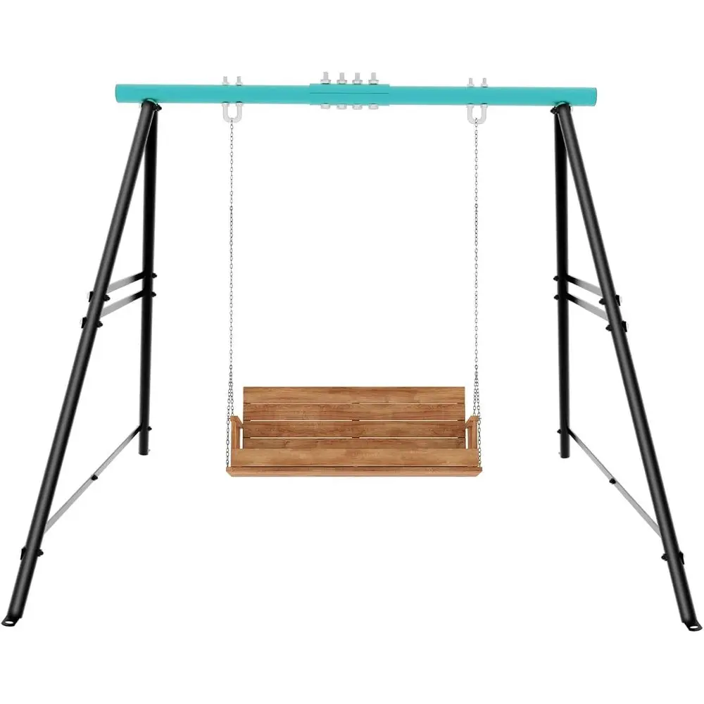 

Durable Black Steel Hammock Stand, Supports Up to 550lbs, Quick Setup, Ideal for Outdoor Spaces