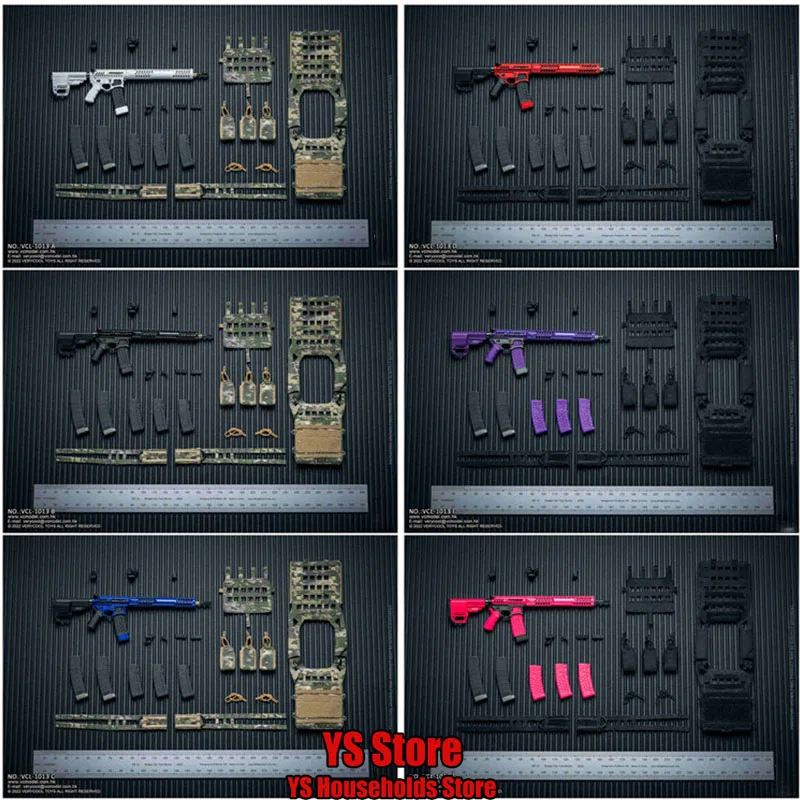 

VERYCOOL VCL-1013 1/6 Soldier Weapon Equipment Model Toy Set Delicate Colorful Static Plastic Gun Scene Accessory For 12" Figure