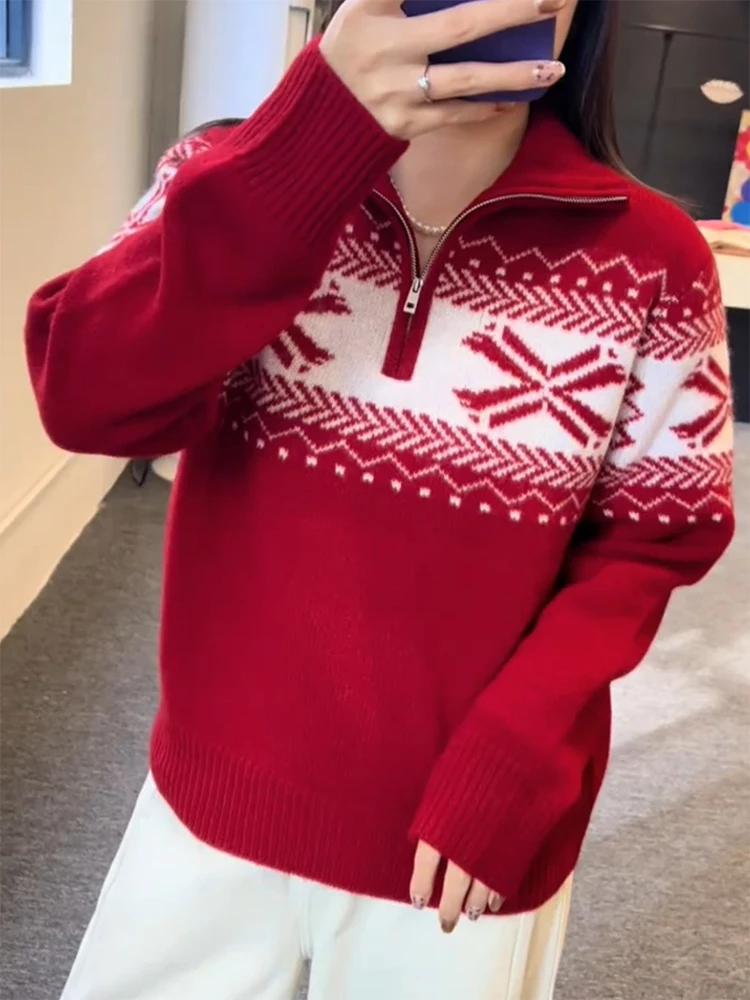 

Корейский вязаный свитер большого размера с цветочной вышивкой, женский модный облегающий универсальный топ, теплый длинный свитер-кардиган