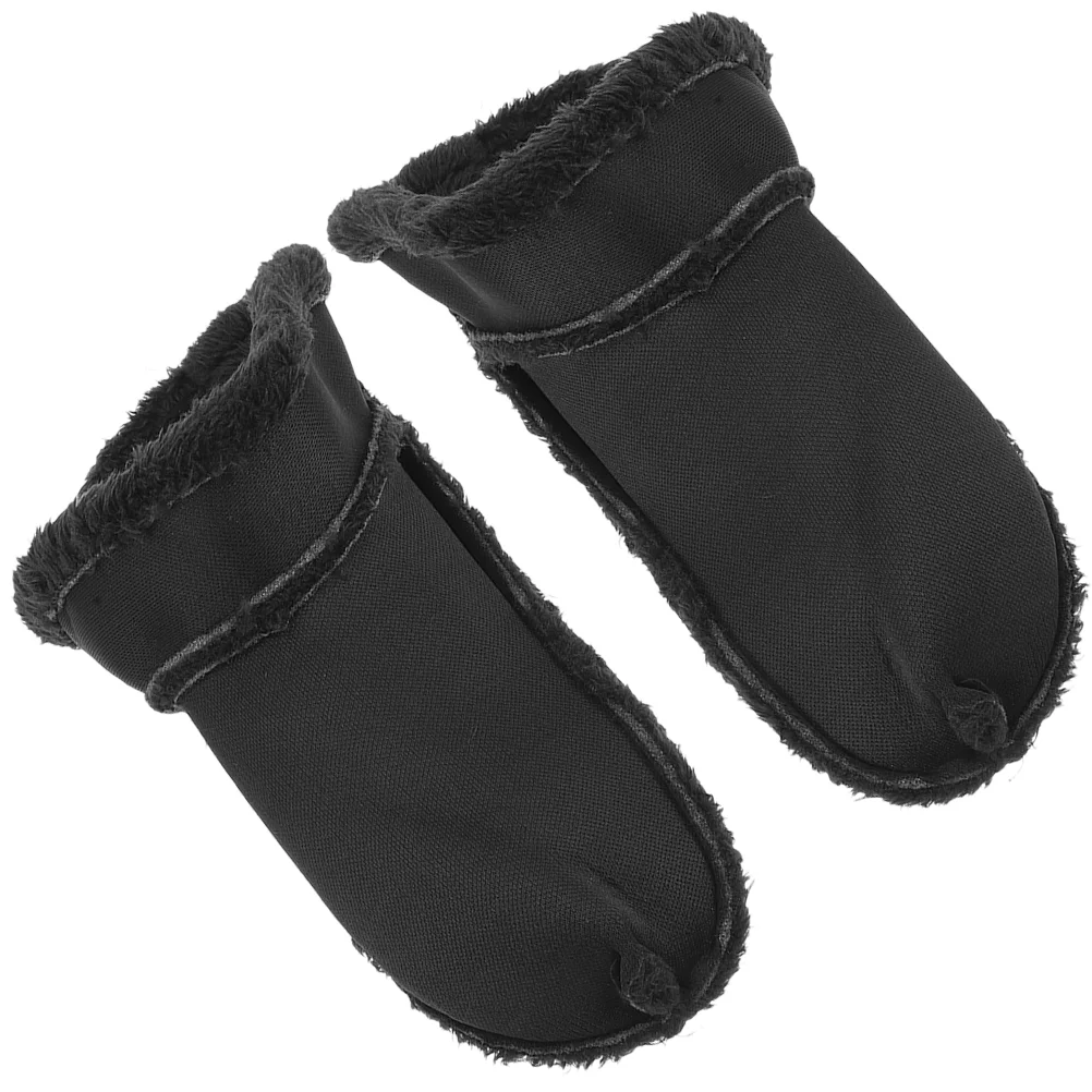 

Shoes Winter Warm Covers Removable Cotton Fuzzy Inserts for Hole Liner Detachable Black Plush Man