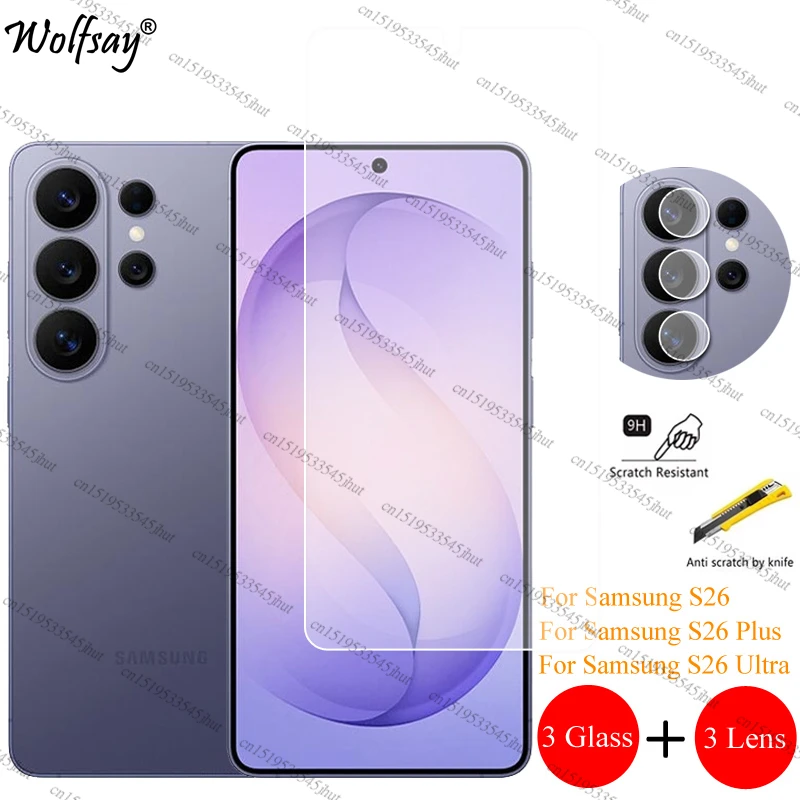 

Camera Lens Film For Samsung Galaxy S26 Ultra Screen Protector Samsung S26 Ultra Clear Front Glass For Samsung S26 Ultra Glass