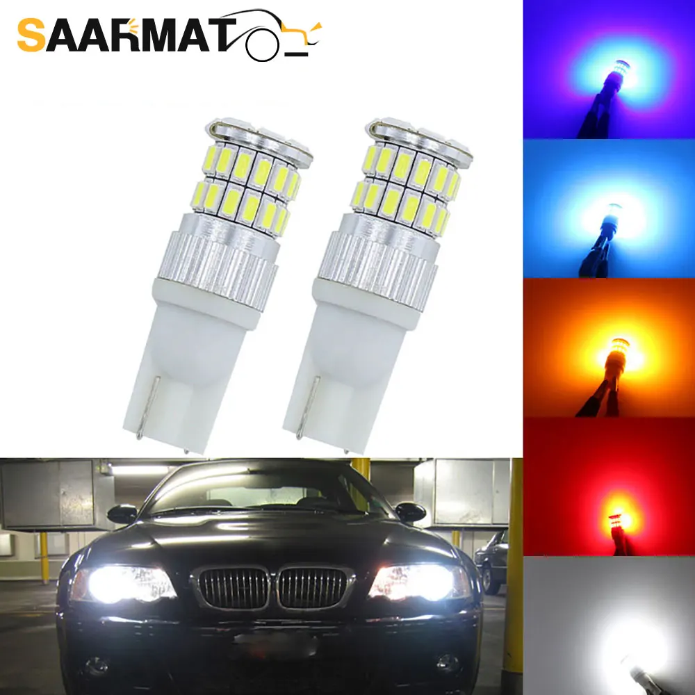 2Pcs LED Clearance Lights T10 W5W 194 168  2825 Lamp Parking Bulb for BMW 3-Series 7-Series Z3 Z4 Coupe E46  E36 E38 E86 E85