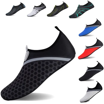 Aqua Shoes Summer Male Swimming Beach Barefoot Water Shoes Women Light Wader Fishing Sea Shoes Darmowa wysyłka Duży rozmiar 48
