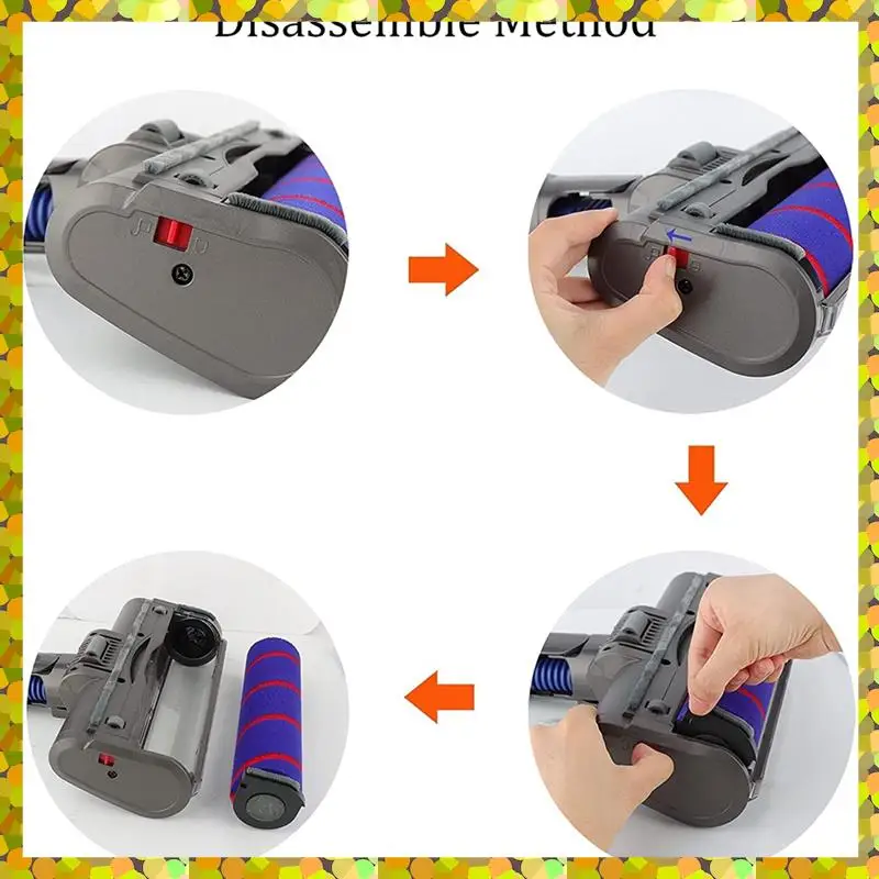 

For Dyson V6 DC58 DC59 DC61 DC62 DC74 Vacuum Cleaner Parts Accessories Kit Floor Brush Head Tool Soft Roller Cleaner Head