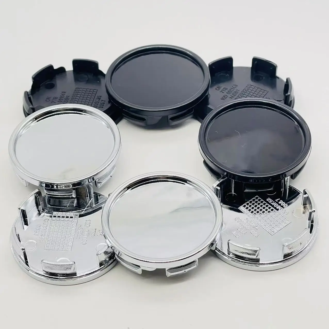 

4Pcs 58mm Car Wheel Center Cap Hub Tyre Rim Hub Cap Cover ABS Universal Vehicle Tyre Tire Rim Cover Protector Decorations