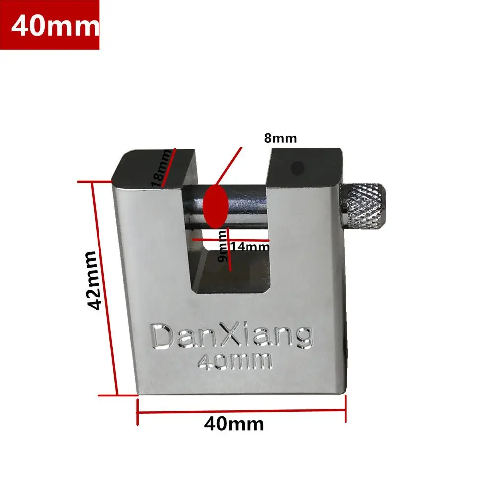 Multifunctional Waterproof Window Gate Box With 3 Keys Home Improvement Door Lock Padlock Hardware