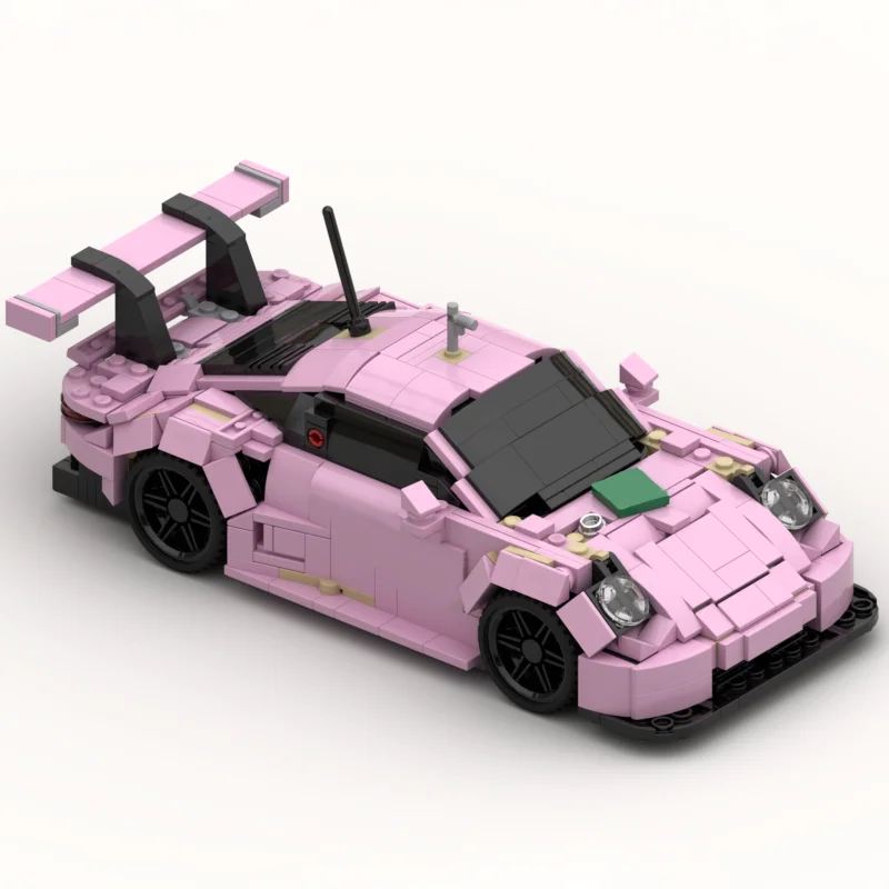 804 قطعة MOC Porscheed RSR LMGTE PRO مركبة نموذج اللبنات العمارة هدية الكريسماس فكرة إبداعية ألعاب تعليمية للأطفال #2