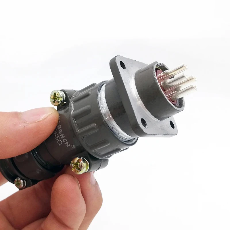 P20 Series 20mm Connector Plug Socket Screw Various Pin Options 2pin 3pin 4pin 5pin 7pin P20K2Q P20J2Q for Electronics
