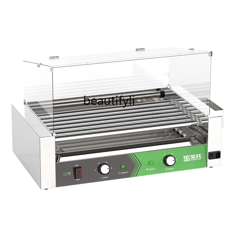 

Sausage grill machine Small home and commercial desktop automatic, grilled sausage, hot dog machine