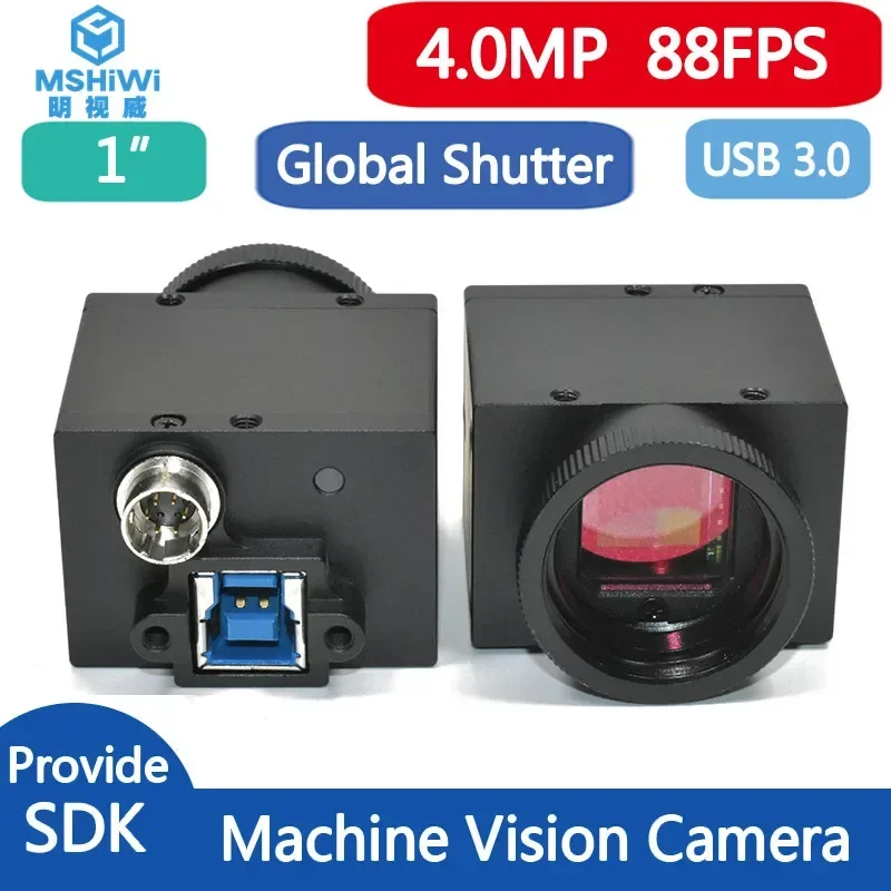 High Speed 240FPS Industrial Camera Global Shutter USB 3.0 1.3MP Color With SDK Machine Vision Camera Support OpenCV And Python