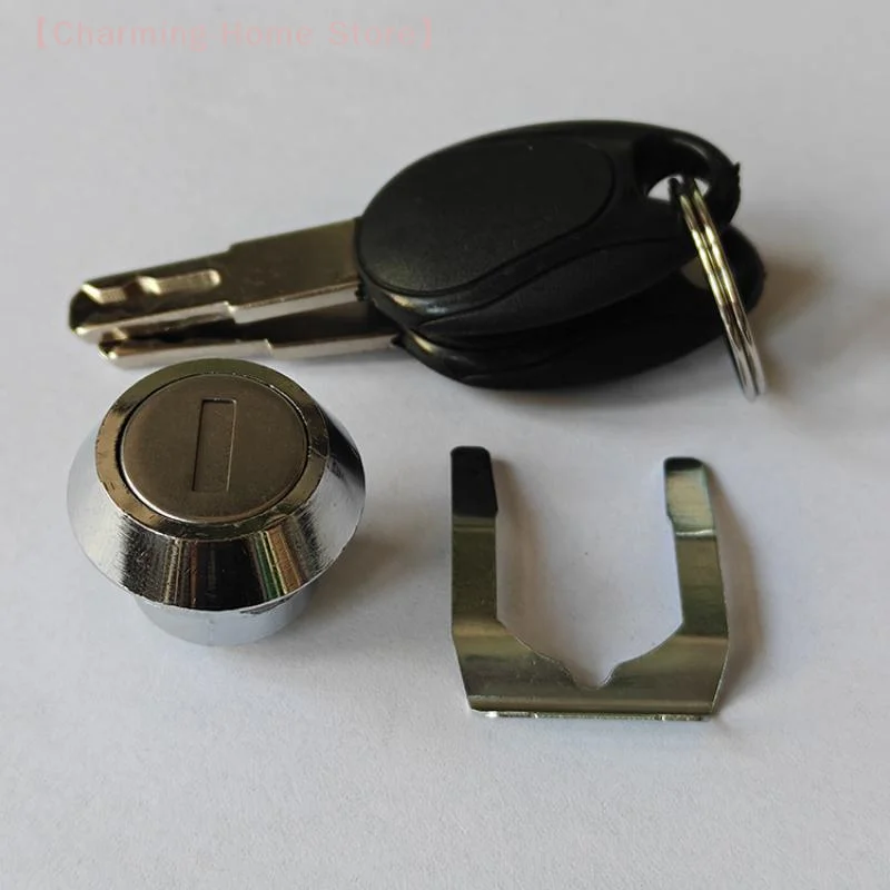 【M】1 Set Cylinder Core Plug And Keys Motorcycle Top Box Lock For 25L 32L 36L 40L 45L 50L 55L 60L 65L 80L 85L 100L Top Case