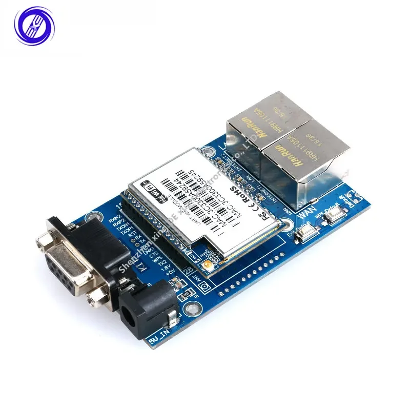 HLK-RM04 RM04 Uart Serial Port to Ethernet WiFi Wireless Module with Adapter Board Development Kit