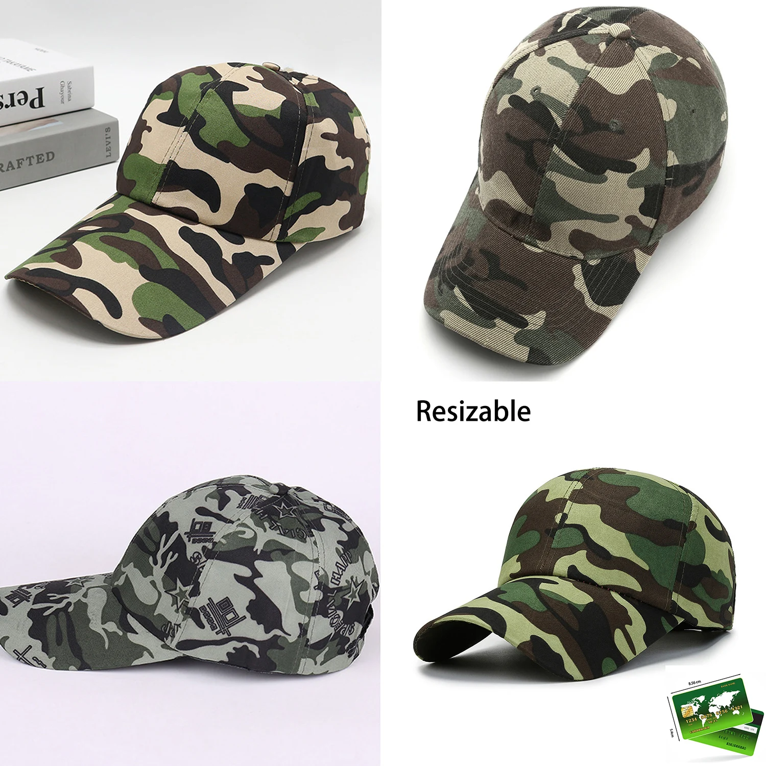 New Unisex Leaves Hide Cap Camo Baseball Cap Fishing Caps Men Fishing Camouflage Hat Outdoor Quick Drying Military Army Hat