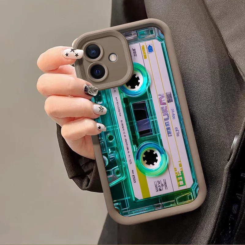 Unique Cassette Tape Creative Phone Case for Google Pixel 10 9 8 7 8A 7A Pro XL 9A 5G Anti-drop Shockproof Soft Cover Art Coque view 5