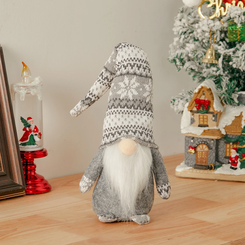 Voltsify عيد الميلاد سانتا جنوم أفخم دمية زخرفة قزم ديكور #4