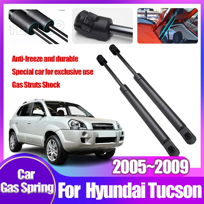 

Аксессуары для Hyundai Tucson 2005 ~ 2009 JM, гидравлическая стойка капота, поддерживающая пружина, комплект задней двери багажника, подъемник, автоаксессуары