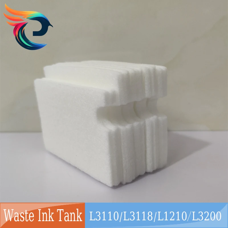 5x 1830528 פסולת דיו 1749772 פסולת דיו ספוג סופג עבור epson l3110 l3118 l1210 l3101 l310100 l3101 l3150 l3101 l3150 l3151 l3160