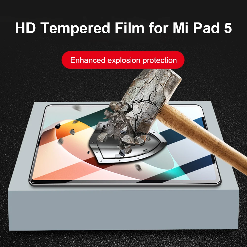 Vidrio templado para Xiaomi Pad 5/Pad 5 Pro, Protector de pantalla de 11 pulgadas para Xiaomi Pad 5 Pro, película de lente de cámara MiPad 5 2021