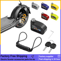 Disc Brake Alarm Lock Difunctional for Xiaomi/for Ninebot Electric Scooter Security Anti-theft Wheel Disc Brake Lock Waterproof