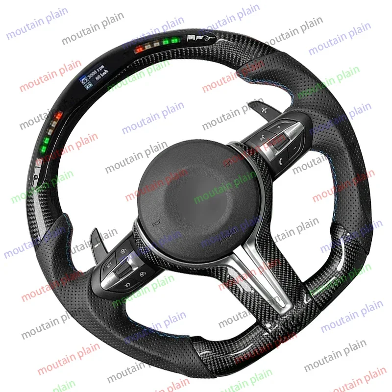 Carbon Fiber LED Car Steering Wheel Custom M Steering Wheel for BMW F10 F30 F20 F31 F34 F32 F33 F36 F22 F23 E70 E71 E90 E91 E92