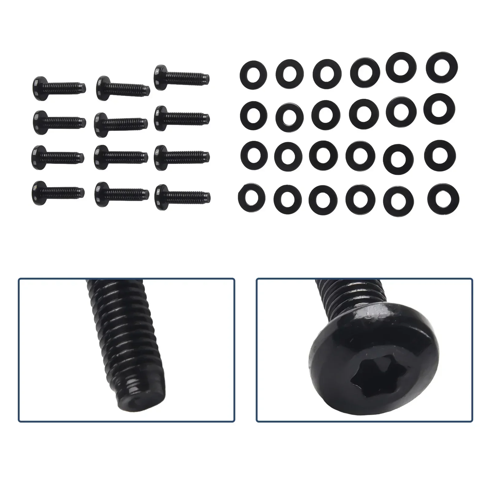 For Jeep Wrangler YJ JK JKU Models (2007+) Screws Torx Screws Bolts Windshield Frame Accessories Exterior High Quality Parts