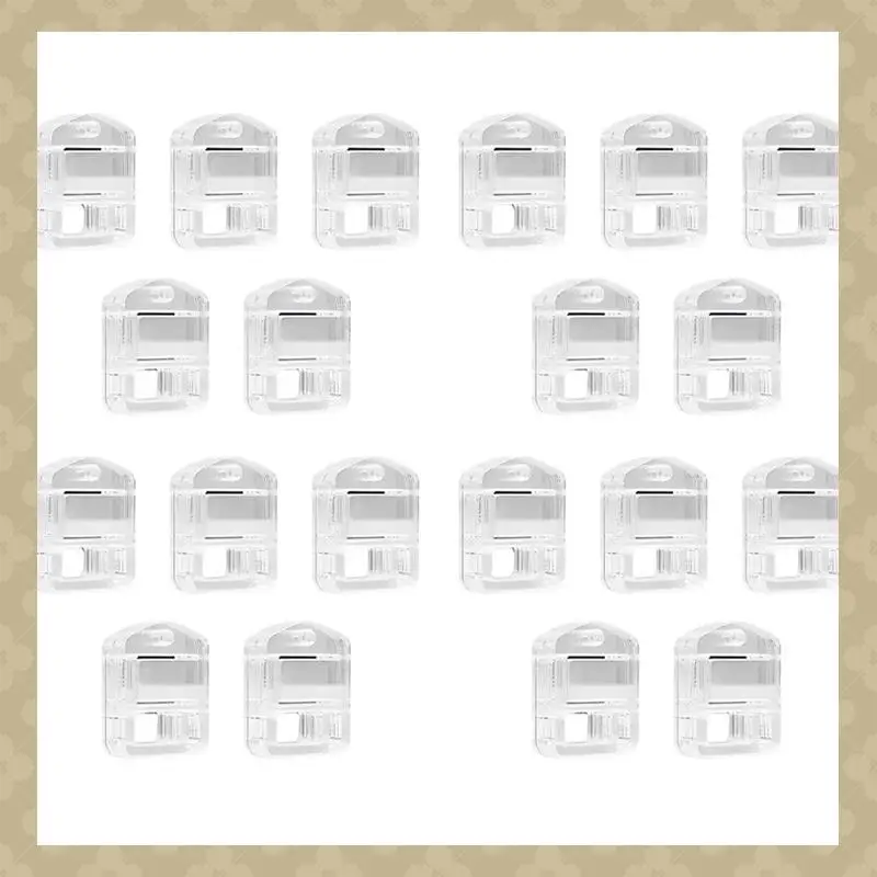 

AB45 120 шт. акриловая нить для вышивания, прозрачные органайзеры для ниток для вышивания, тонкие шпульки для ниток, шпульки для вышивки крестиком