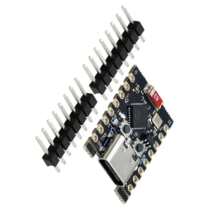

Exquisite-2Pcs ESP32-C3 Development Board ESP32 Mini Wifi Bluetooth Development Board High-Performance ESP32 Development Kit