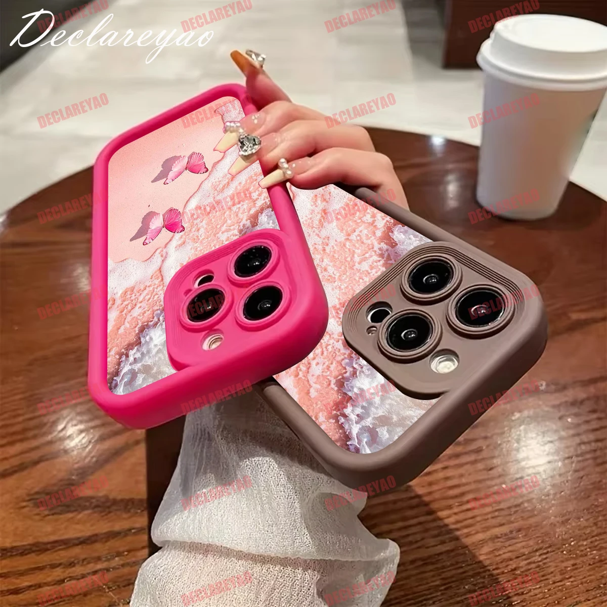 DECLAREYAO حافظة رفيعة وخفيفة الوزن غير لامعة من مادة البولي يوريثان الحراري لهاتف Redmi 9S Plus Sport 13 13R 12S 10C 9A 11 11A K50 12C 9 غير تغطي حافظة مضادة للصدمات