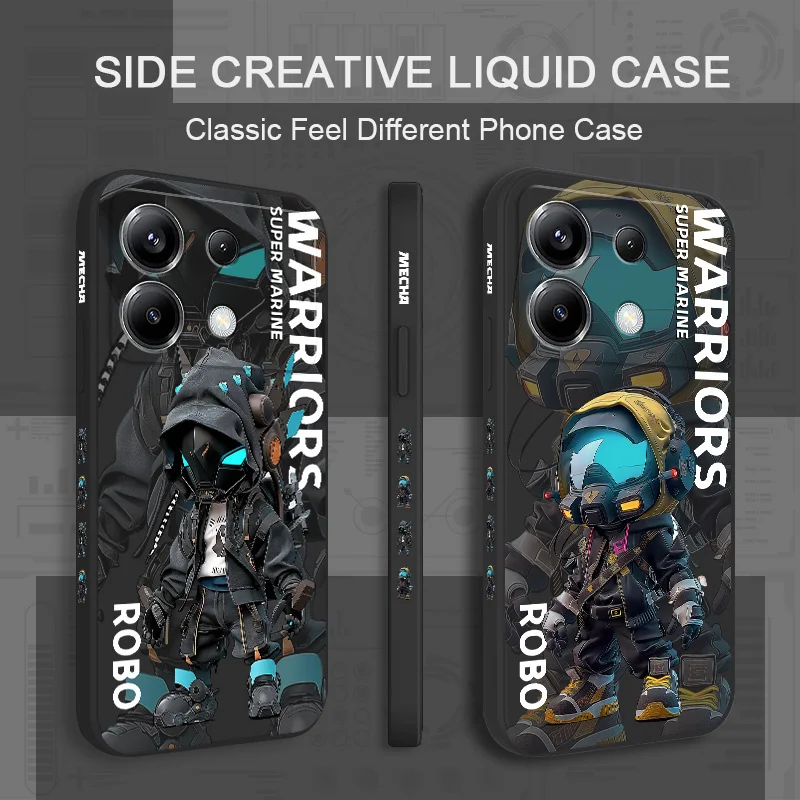 Trendy Cool Boy Phone Case For Xiaomi Poco F8 F7 X6 F6 M6 M5 M5S F5 X5 F4 X4 M4 F3 M3 X3 Pro 4G 5G GT Silicone Cover