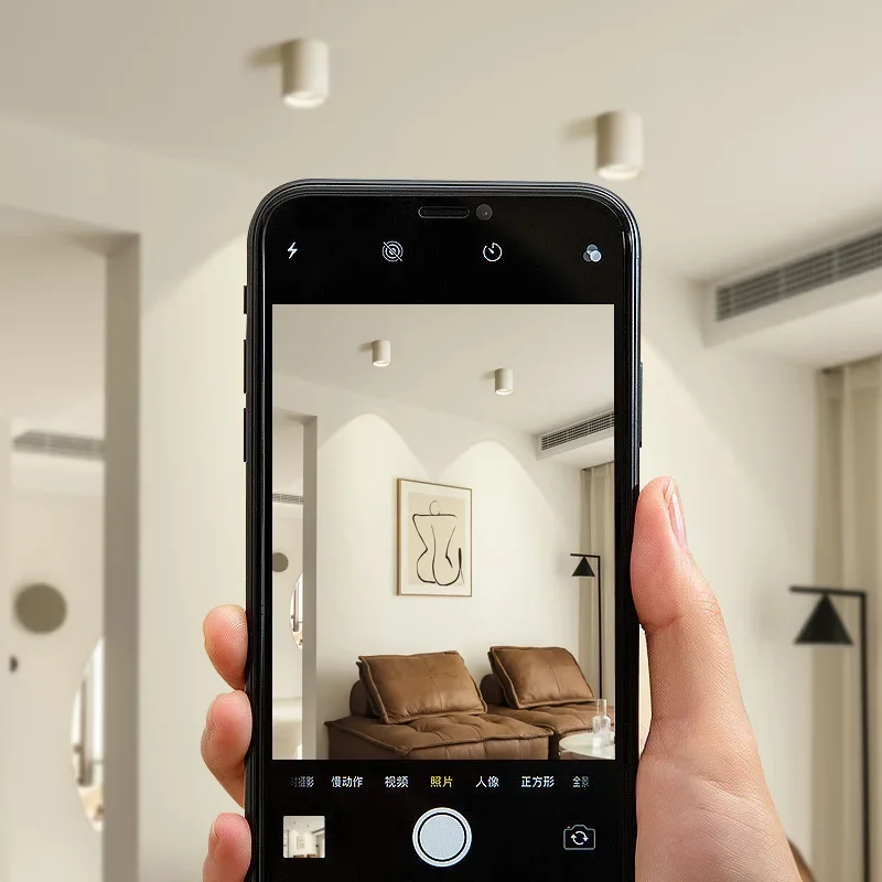 

Складной поверхностный светодиодный потолочный светильник 7 Вт/10 Вт/15 Вт, алюминиевый потолочный прожектор для освещения гостиной и магазина