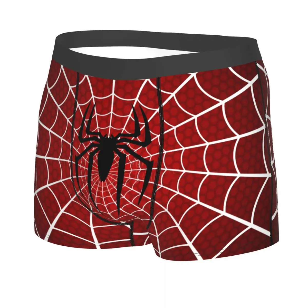 Custom Spider Man Cartoon Superhero Underwear Men Printed Custom Boxer Shorts Panties Briefs Breathable Underpants