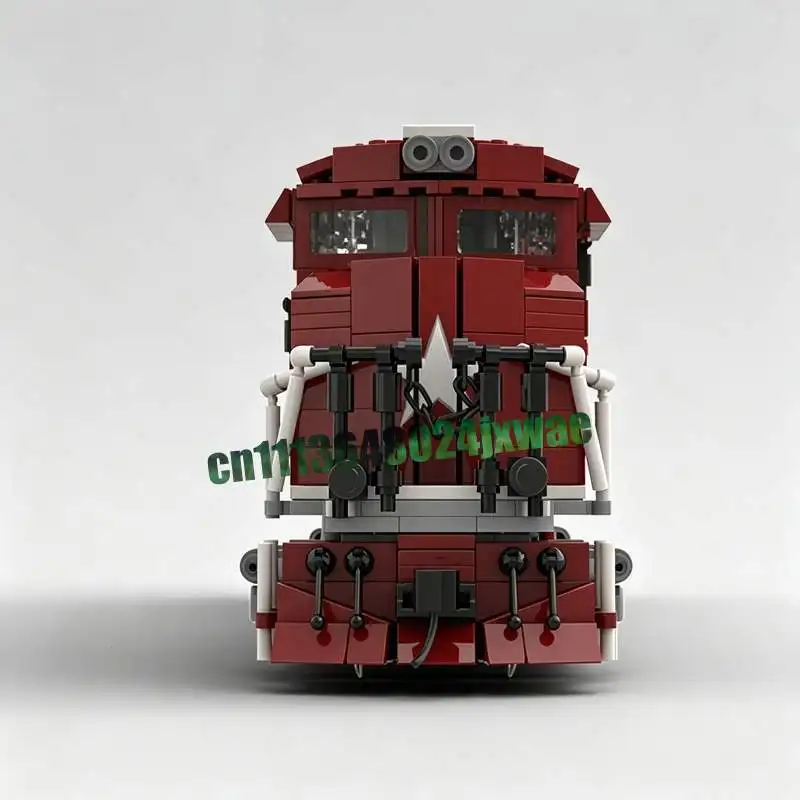 1996PCS The Katy Heritage SD70ACE Train Locomotive MOC Building Blocks Custom Puzzle DIY Creative Assembly Educational Toy Gift