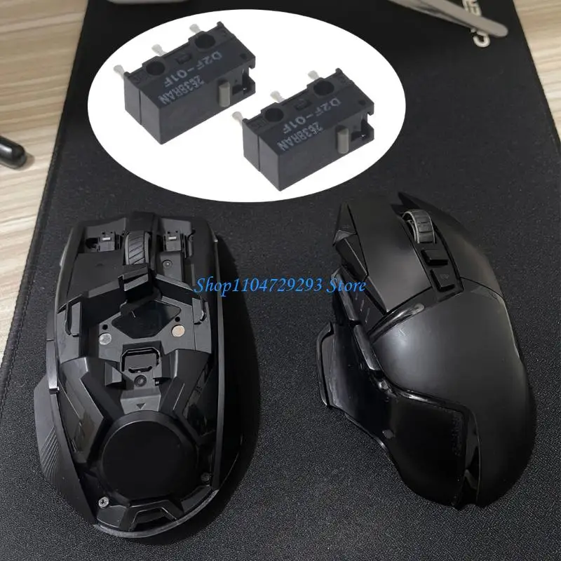 Precise Engineered D2F-01F Mouse Replacement Microswitch 0.7N Force Rating for G502 GPW Mosue 