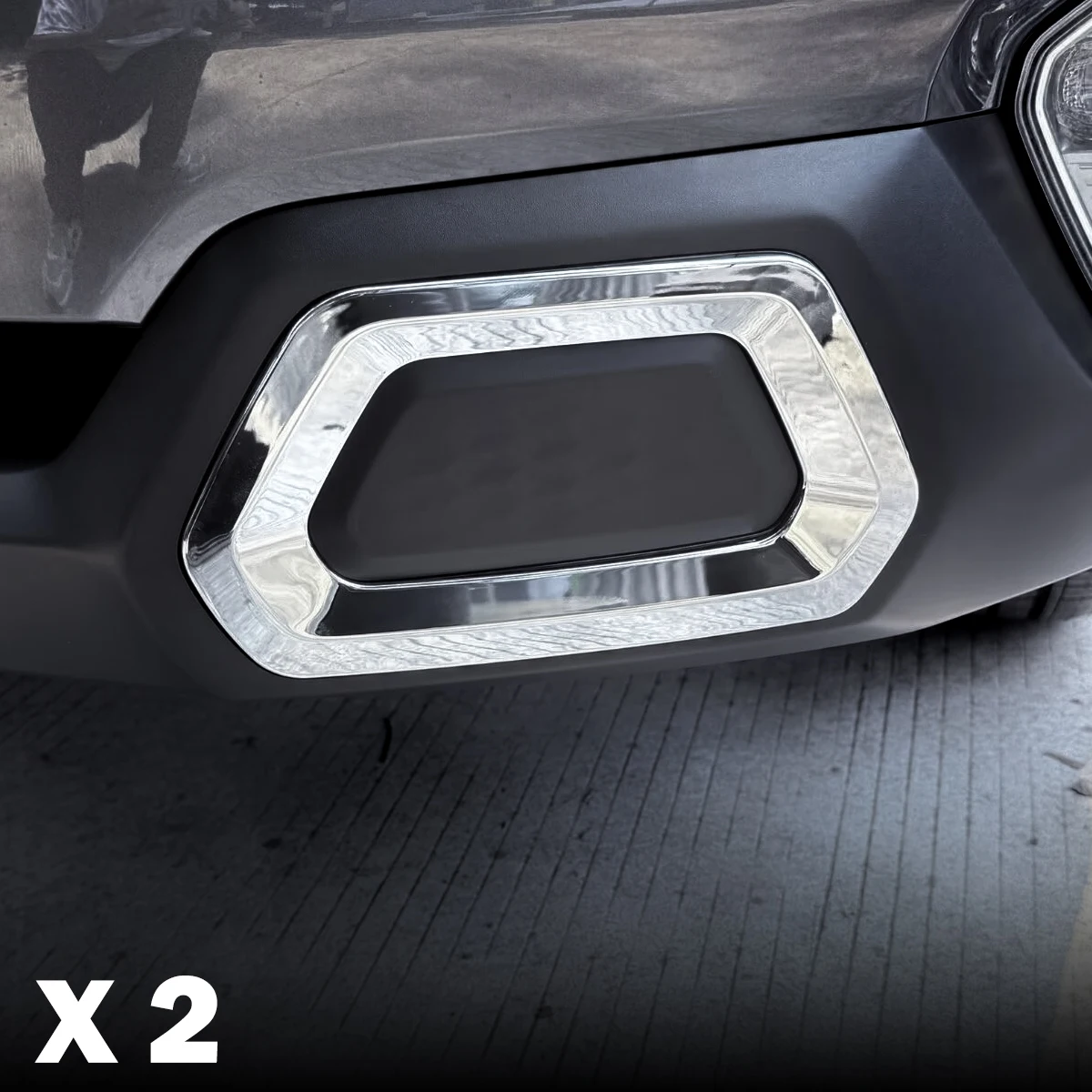 

For 2025 2026 Subaru Forester (SL) Glossy Chrome Car Front Bumper Cover Stylish Trims Accessories