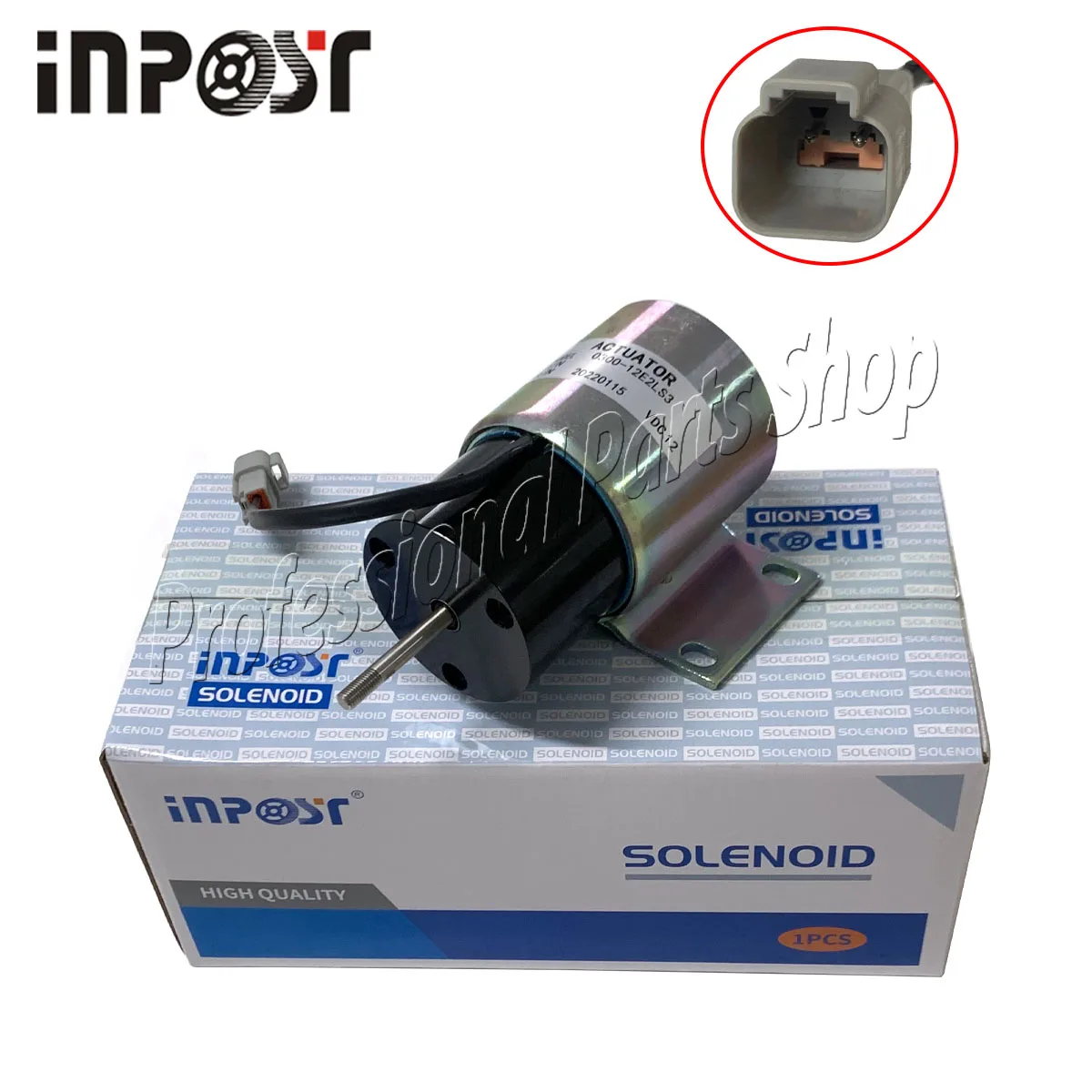 New Actuator Solenoid 0300-12E2LS3 030012E2LS3 12V for Woodward