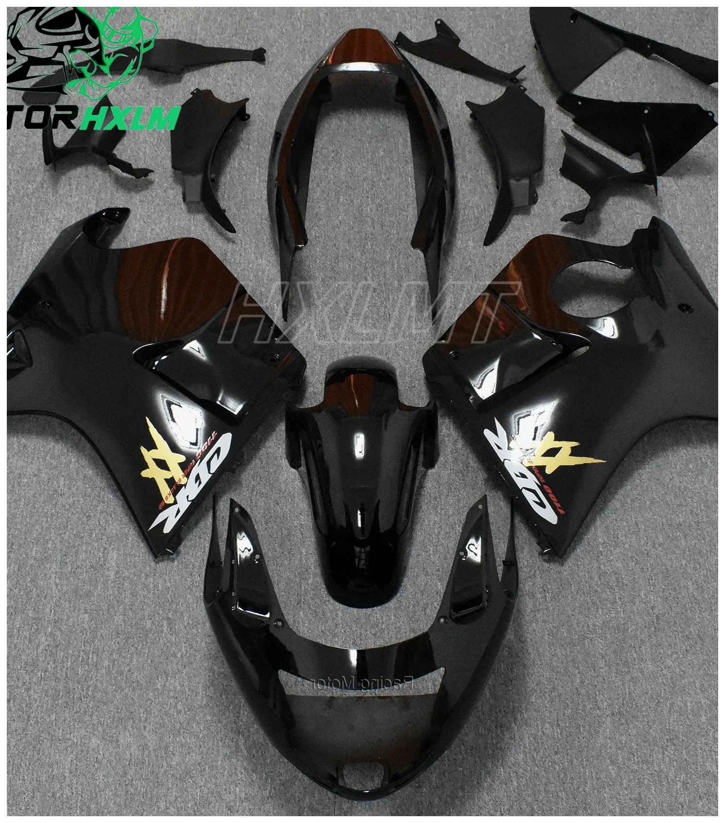 Customized Bodywork Fairing Set - NEW Motorcycle Fairings for Honda Cbr1100XX CBR 1100 XX 1998 CBR1100 Bodywork 1996 - 2005 BLAC