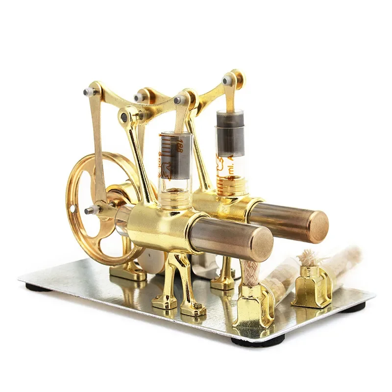 Stirling Engine Balance Miniature Model DIY Steam Power Technology Science Experiment Teaching Toy