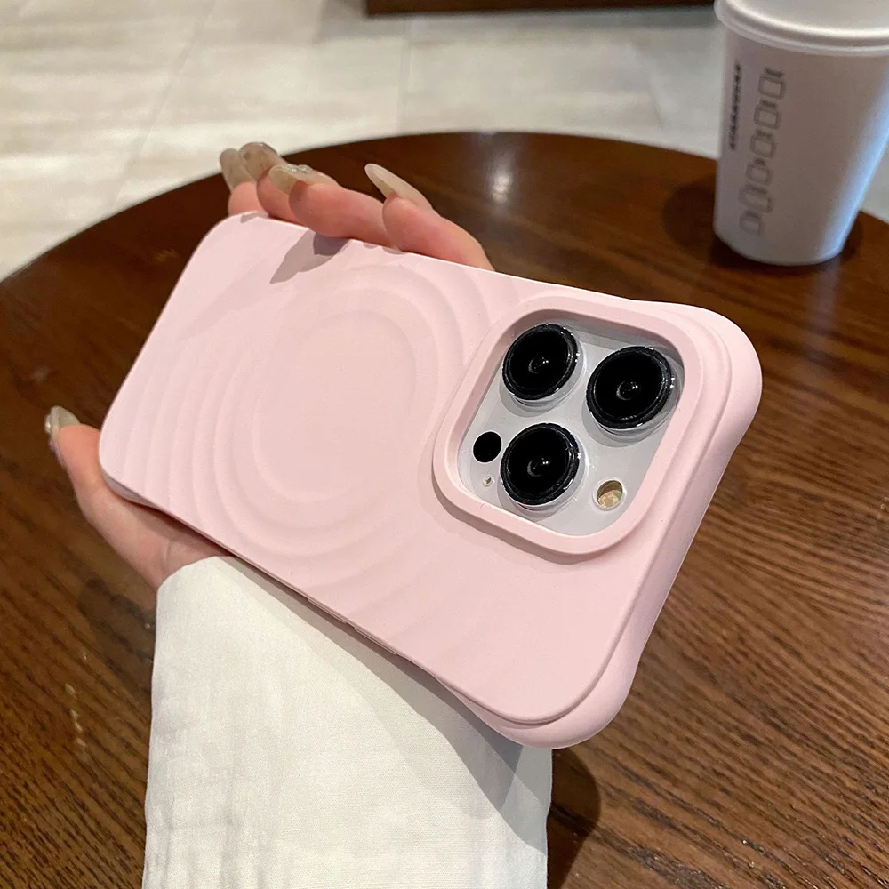 For Magsafe Magnetic Wireless Charge Cases For iPhone 15 ProMax case iPhone 14 13 12 11 Pro Soft Liquid Silicone Anty fall Cover