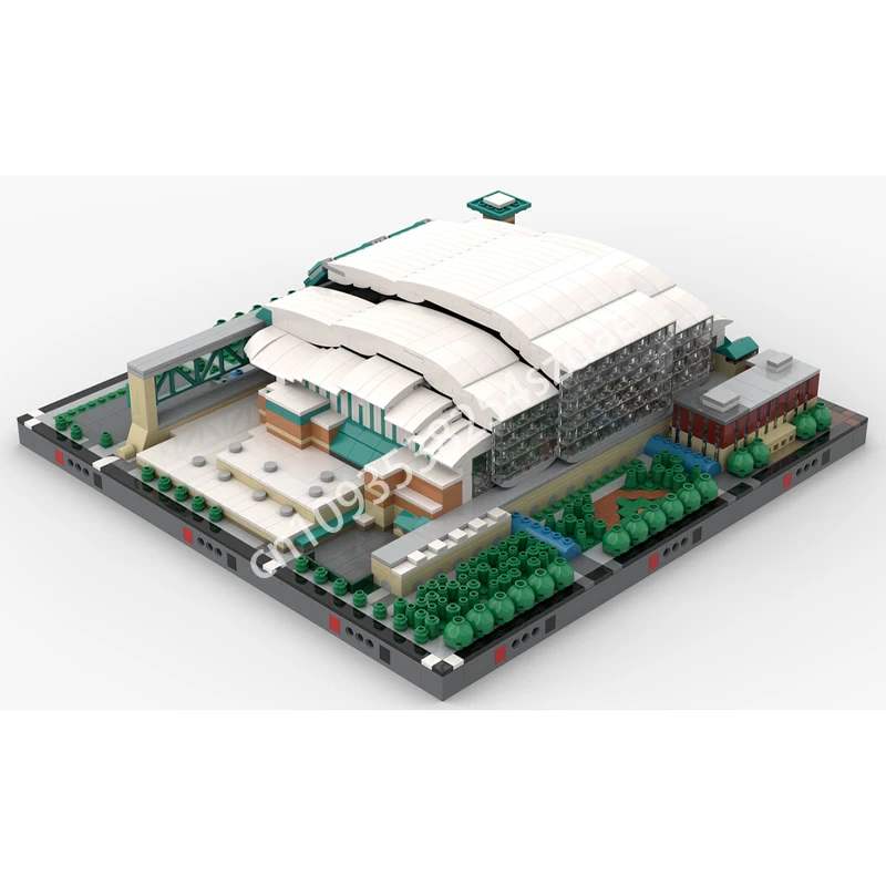 2872ピース MOC ダイキンパーク アーキテクチャ 組み立てブロック 宇宙想像力 STEAM学習 DIY建設 クリスマスおもちゃ ギフト