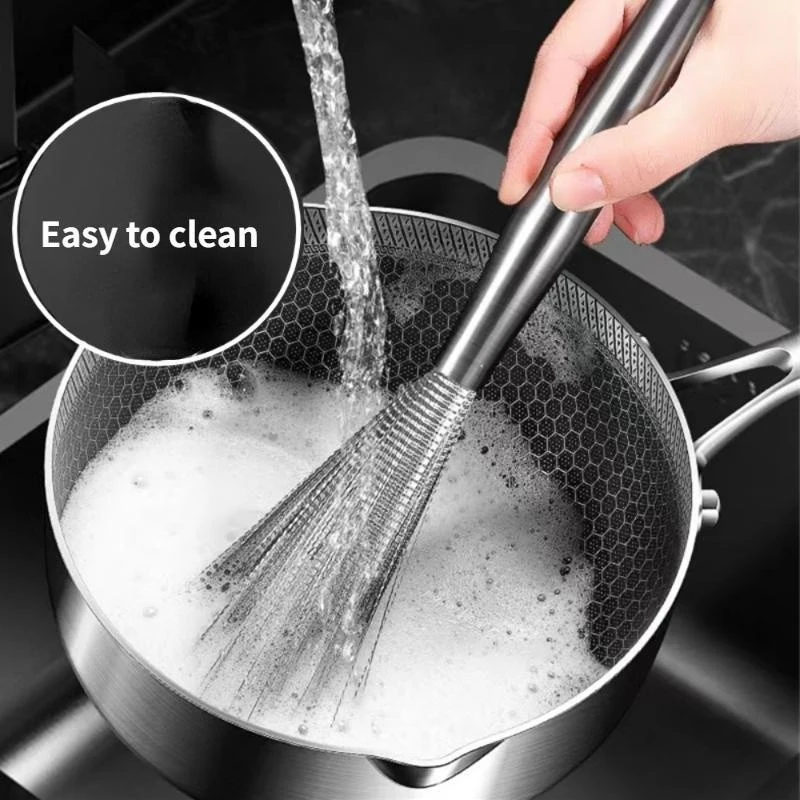1 pièce d'outil de cuisine en acier inoxydable, brosse de nettoyage pour casseroles, brosse à récurer les ustensiles, brosse à récurer, brosse métallique anticalcaire, nouveau