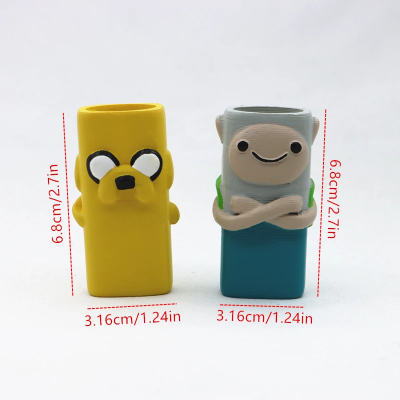 1 قطعة Jake the Dog & FINN حامل غطاء ولاعة لـ BIC حجم قياسي ولاعات كم نوع J6
