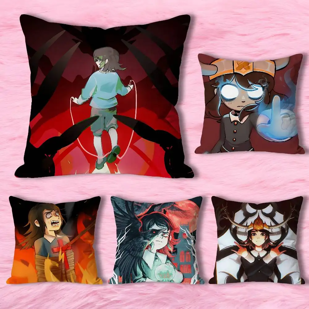 

H-HauntedS H-Hote Abaddon Various Sizes Square Pillow Case For Car Home Bedchamber Decor Custom Valentine gift
