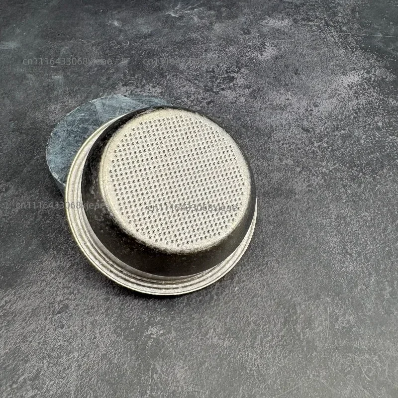 Coffee Machine 58mm Pure Titanium Small Ice Flower Stamping Powder Bowl with Slot 18g