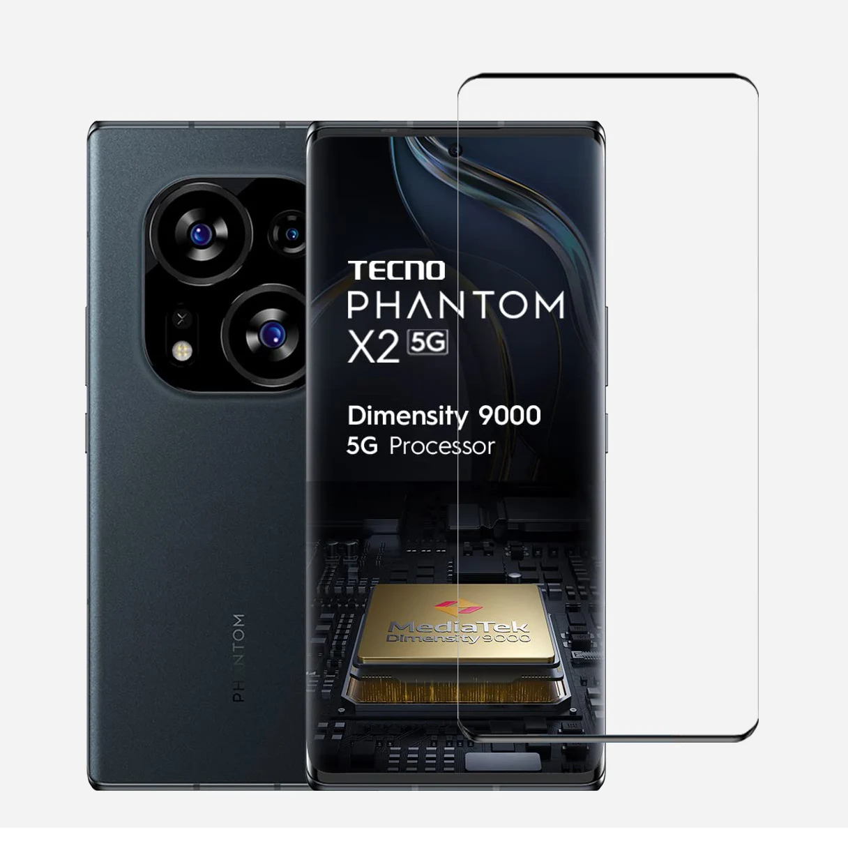 Full Cover Tempered Glass For Tecno Phantom X2 3D High Solution Screen Protectors Protective Film Tecno Phantom X2 Pro/Phantom X