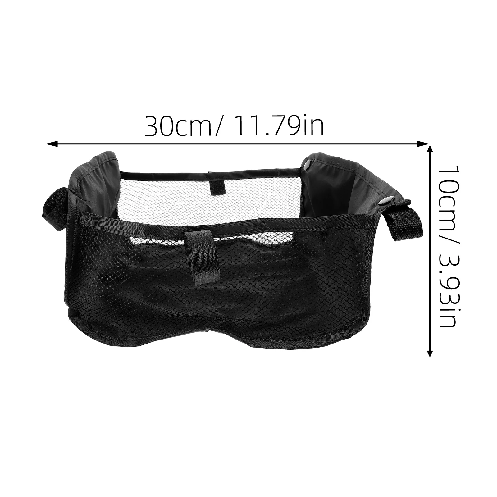 Cestino portaoggetti per passeggino in tessuto Oxford, durevole, organizer inferiore per passeggino, leggero e portatile per lo shopping in viaggio