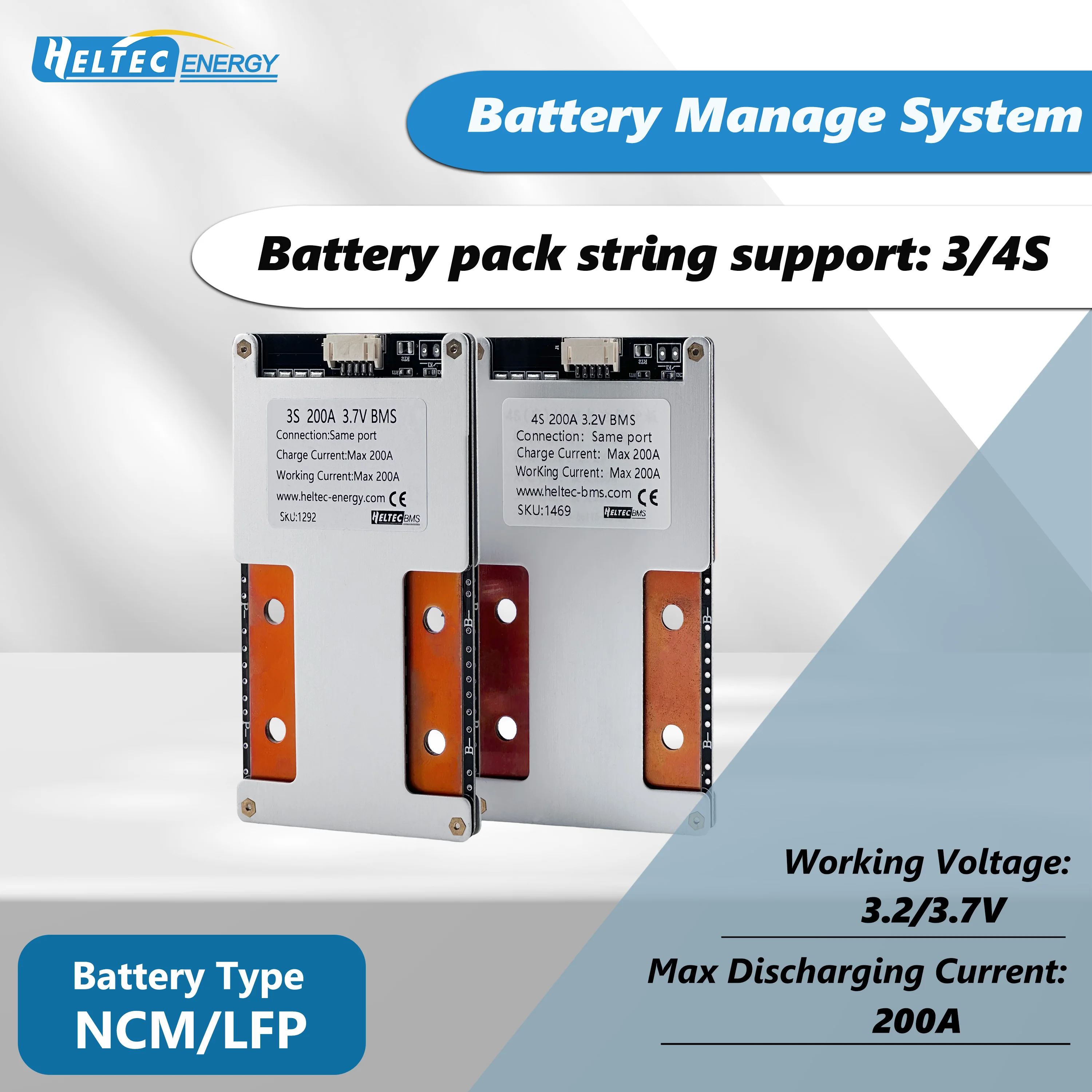 Heltec 200A Bms 3/4…