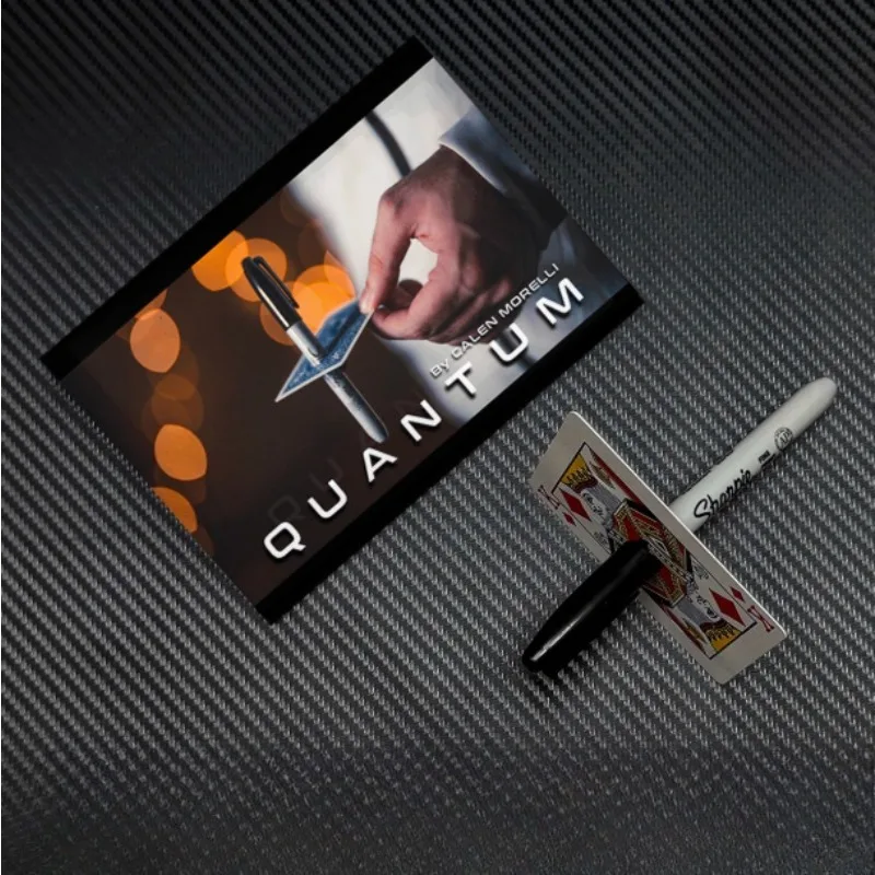 Quantum By Calen Morelli Pen Through Card Magic Trick Close Up Magic Magia Magicians Prop Accessory Illusion Gimmick